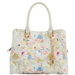 Aldo Multicolor Floral Medium Handbag-3