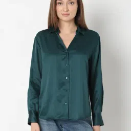 Vero Moda Teal Regular Fit Shirt-picture-4