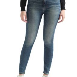 Calvin Klein Jeans Super Skinny Denim Medium Dark Rinse Mid Rise Jeans-image-91