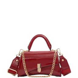 Aldo Red Solid Small Handbag-14