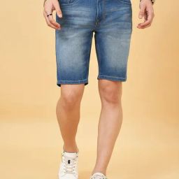 Sf Jeans By Pantaloons Blue Regular Fit Denim Shorts-20