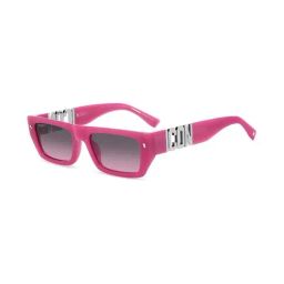 DSQUARED2 Grey Rectangular UV Protection Sunglasses for Men-image-14