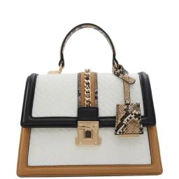 Aldo Multicolor Striped Medium Handbag-image-67