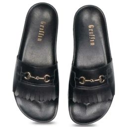 Griffin Men's Black Slides-picture-22