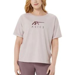Asics Pink Printed Sports T-Shirt-image-79