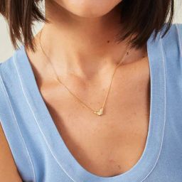 Accessorize London Gold-Plated Cubic-Zirconia Necklace-31