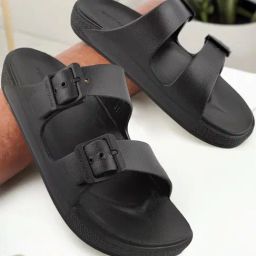 Red Tape Women's Black Casual Sandals-image-34