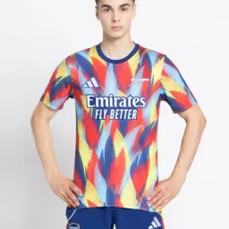 Adidas Blue Slim Fit Printed Jersey-picture-26