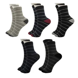 Fruvanta Pack Of 5 Striped Above Ankle Length Socks-52