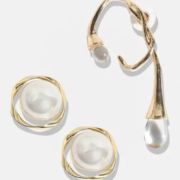 Sohi Dazzling Duo High-End Earrings image 4
