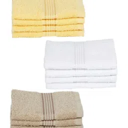 bianca LORENA 100% Cotton Super-Soft Terry Towels -12pc Face Towel (d`ross) solid-multi image 2