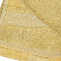 bianca LORENA 100% Cotton Super-Soft Terry Towels -4pc Hand Towel (d`ross) solid-yellow image 4