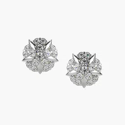 VALANOVA 18Kt White Gold 0.33 Carat Lab Grown Diamond Earrings-picture-39