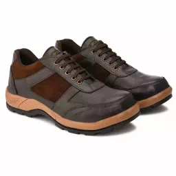 Enrich Field Steel ToeSafety Shoes Pure Leather Anti-SkidSize UK 10 Brown Model 68BR-image-82