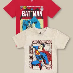 Kidsville Cream & Red Printed T-Shirt-image-42