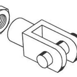 Mercury Ø 20 71-018-03 Rod Clevis Rod Clevis-image-45