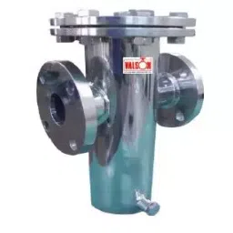 Valson 6” Stainless Steel 316 Fabricated T Type Strainer With SS Mesh Flanged-image-15