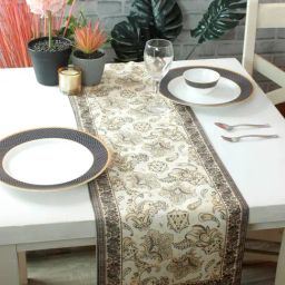 Romee Cream Polyester Printed Runners-8
