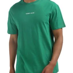 Tommy Hilfiger Green Cotton Solid Men Regular Fit T-Shirt-picture-24