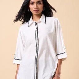 Marigold Lane White Regular Fit Shirt-picture-9