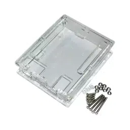 TECHDELIVERS Transparent Acrylic Glossy Case Enclosure Box For Arduino UNO, 1012XRDF49T image 1