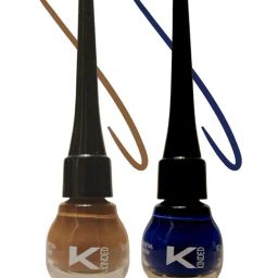 KINDED Liquid Eye Liner Royal Blue & Camel Brown Combo-picture-36