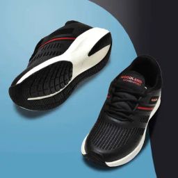 Woodland Men's Black Running Shoes-picture-42