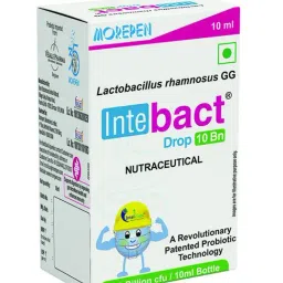 Dr. Morepen INTEBACT DROPS 10BN CFU |Probiotics Supplement for Digestive Health - 10 ml Pack-picture-37