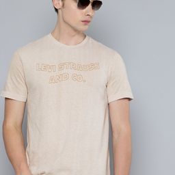 Levis Brand Logo Self Design Slim Fit T-shirt-image-22