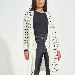 Styli Off-White Plain Cardigan-33