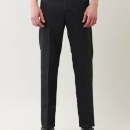 Arrow Black Regular Fit Self Pattern Trousers-picture-1