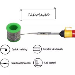 Fadman 15 In 1 Soldering Iron Kit 25 W Corded Flat Copper, Iron & Nickle Tip image 4