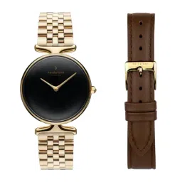 Nordgreen UN32GO5LGOBLLEBR Unika Analog Watch for Women With Interchangeable Strap-image-81