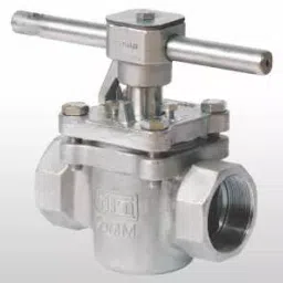 Aira GLS Hand lever Operated 2Way Plug Valve Screwed - Bsp 31.75 mm(1.1/4 Inch) ( Body CF8, Plug CF8)-image-81
