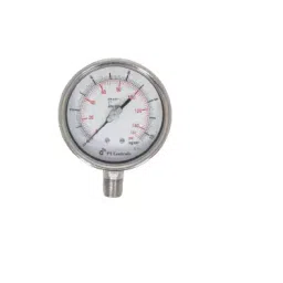 PI Controls SS Eco Pressure Gauge PI100.12 0 to 10 kg/cm²/psi  (BA-13N-E3-C0)-77