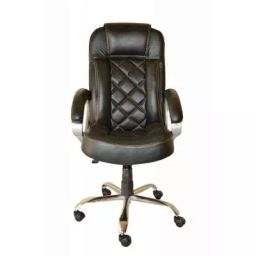 Mezonite High Back Leatherette Cushioned Black Office Chair KI043-image-87