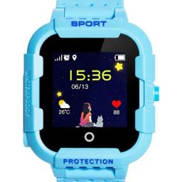 Turet GPS Smartwatch for Kids with Panic Button, Long Battery, Camera, GPS Tracker (Blue)-12