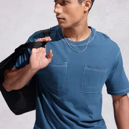 WROGN Drop-Shoulder Sleeves Pure Cotton Oversized T-shirt-image-83