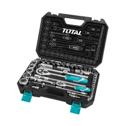 Total THT421441 4 - 14 mm & 8 - 32 mm Socket Set Silver & Black (Pack of 44 pcs)-42