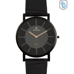 Titan Edge Men Black Analogue watch NL1595NL01-26
