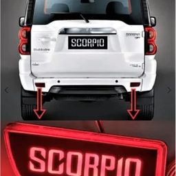 generic Dda Enterprises Rear Neon Reflector Set Of 2Pcs For Mahindra Scorpio 2009-2023 (Alpha Type) image 2