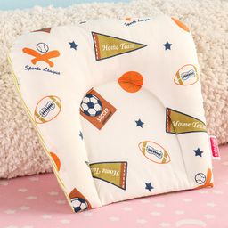 Babyhug U Shape Pillow Sports Print - Multicolor-image-70