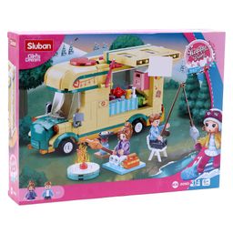Sluban Happy Diary Camper Model Making Set Multicolour - 314 Pieces-15
