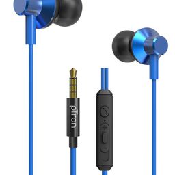 pTron Pride Lite In Ear Wired Headphones with in line Mic - Blue-27