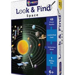 Popcorn Games & Puzzles Look and Find Space Puzzle - 48 Pieces-10