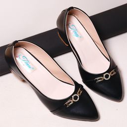 Tiny Bugs Stones Embellished Ballerinas - Black-image-57