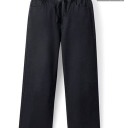 Pine Kids Denim Woven Full Length Washed Jeans - Black-picture-30