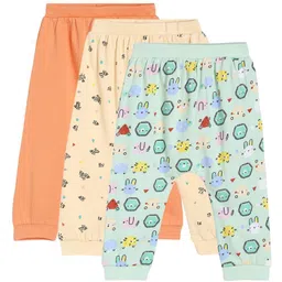 MINI KLUB Animal Printed & Solid Pajamas - Multi Colour-picture-22