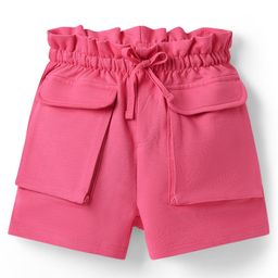 Pine Kids Looper Knit Mid Thigh Solid Colour Shorts - Pink-image-92
