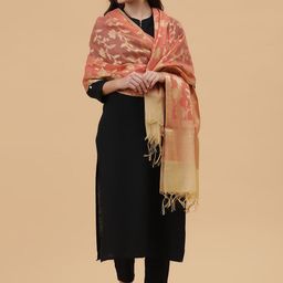 BAESD Woven Design Dupatta with Zari image 5